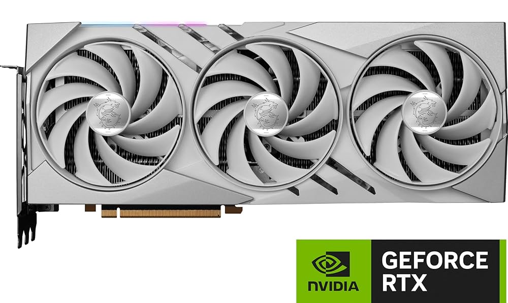 グラフィックボード・グラボ・ビデオカード MSI RTX4070SUPER 12G GAMING X SLIM WHITE MSI GeForce RTX™ 4070 SUPER 12G GAMING X SLIM MLG